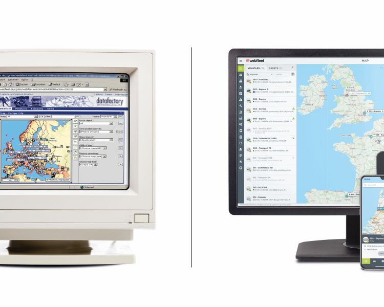Webfleet wird 25 Jahre – Telematik revolutioniert die  Transportbranche