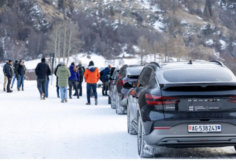 sffv-Winterfahrtraining bei Schnee und Eis in Zernez