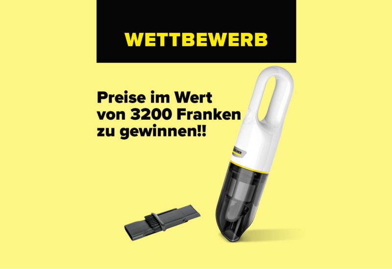 Preise im Wert von 3200 Franken zu gewinnen!