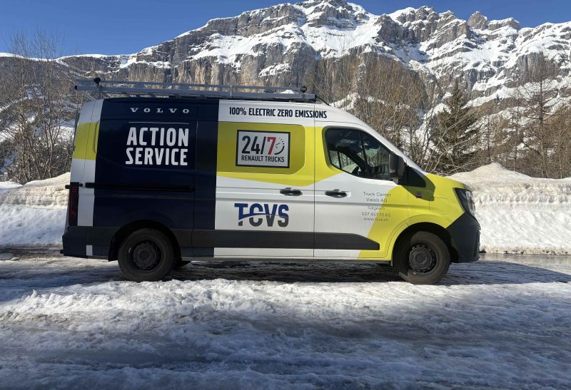 Truck Center Valais setzt auf den E-Tech Master von Renault Trucks