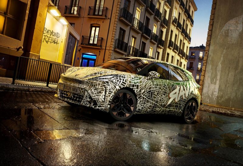 CUPRA zeigt in Zürich erstmals den getarnten Raval