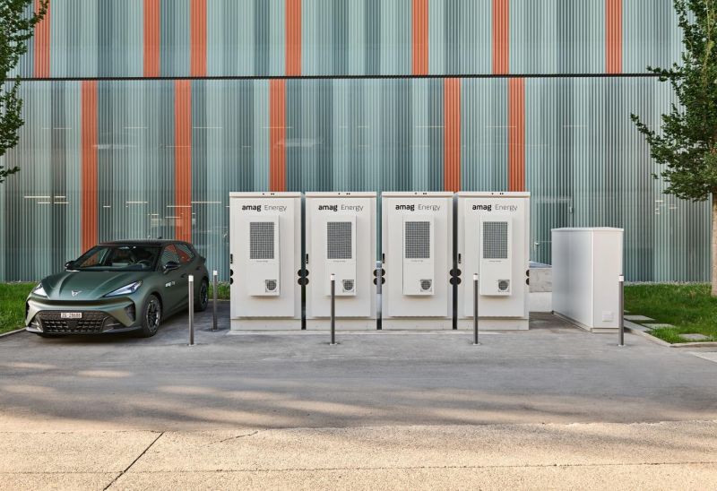 AMAG baut Schnellladenetz mit 400-kW-HPC-Standorten aus