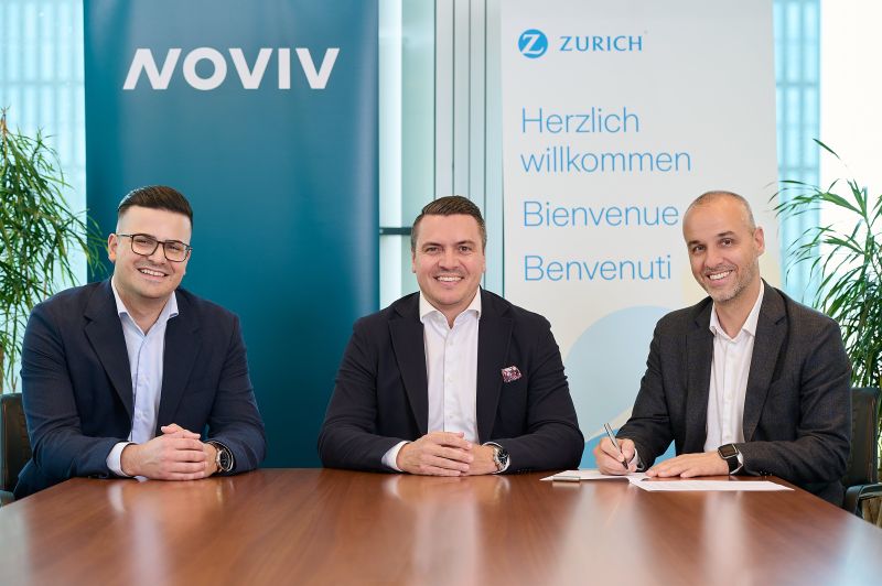 Noviv Mobility AG geht strategische Partnerschaft mit Zurich Insurance Group ein