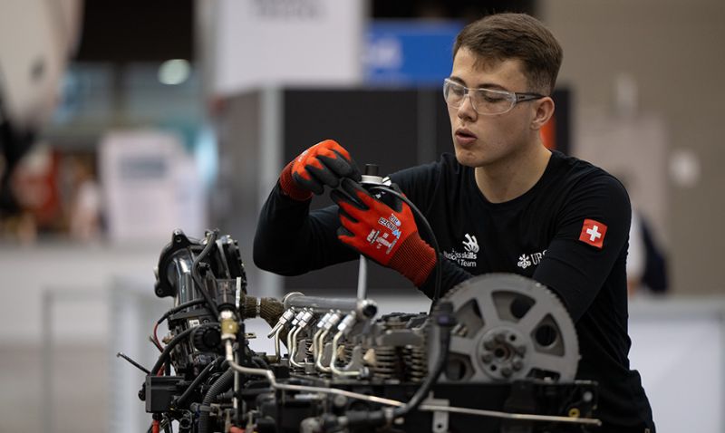 EuroSkills 2023: Fabio Bossart gewinnt Silber für das Autogewerbe