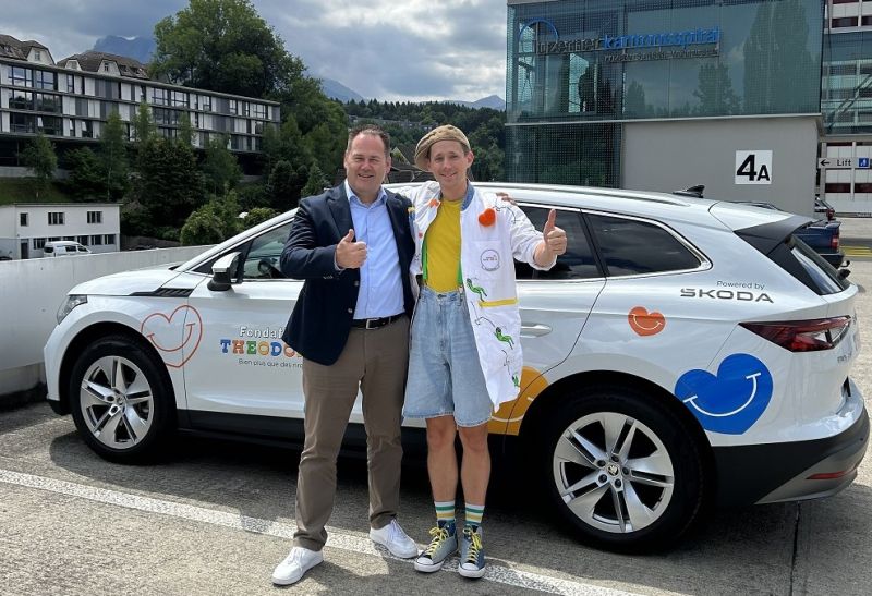 Skoda Schweiz und Stiftung Theodora feiern 20 Jahre Partnerschaft