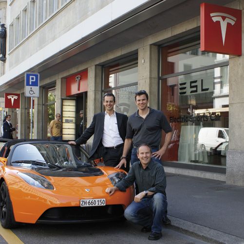 Tesla Motors an bester Adresse in Zürich