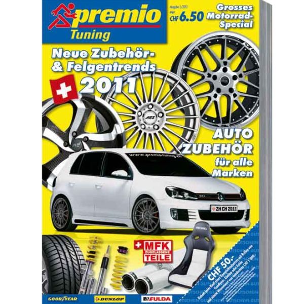 Premio Tuning Katalog 2011 erscheint mit neuen Kategorien & Produkten