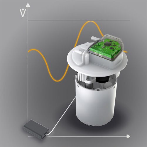 Treibstoffpumpe mit integrierter Elektronik geht in Serie