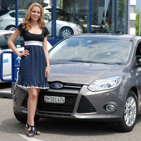 Die neue «Miss Earth Schweiz» fährt Ford Focus