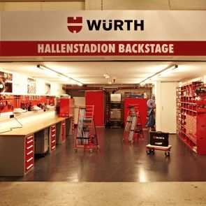 Neue Würth-Werkstatt im Hallenstadion Zürich