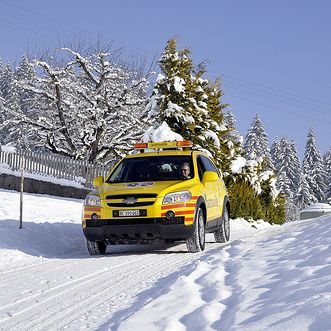 Klirrende Kälte - Hochbetrieb beim TCS