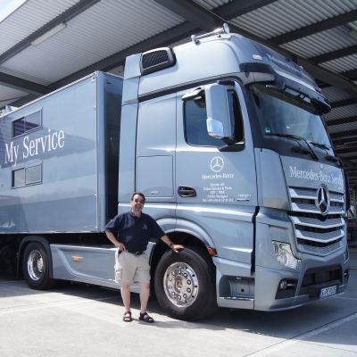 Mercedes-Benz Service Truck in Dübendorf