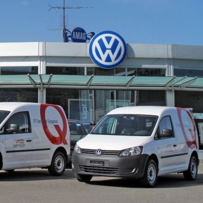 uniQservice ag fährt VW Caddy