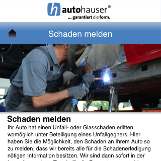 autohauser auf dem iPhone