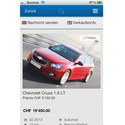 autoricardo.ch lanciert Mobile-Apps