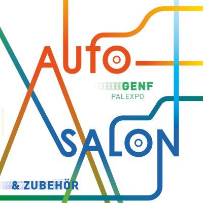 Plakat des 84. Internationalen Automobil-Salon Genf