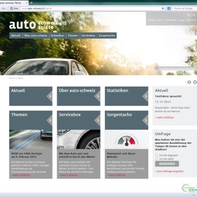 auto-schweiz lanciert neue Webseite