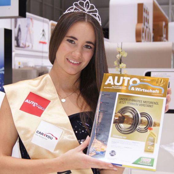 Miss Autosalon 2014 in der Halle 7