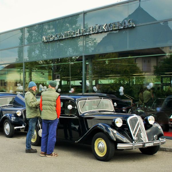 Citroën-Garage feiert 60-jähriges Bestehen mit einer Zeitreise