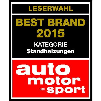 «Best Brand»-Auszeichnung für Webasto Standheizungen