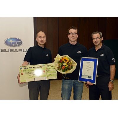 Ivo Schönenberger qualifiziert sich für die Subaru Mechaniker-WM 2015