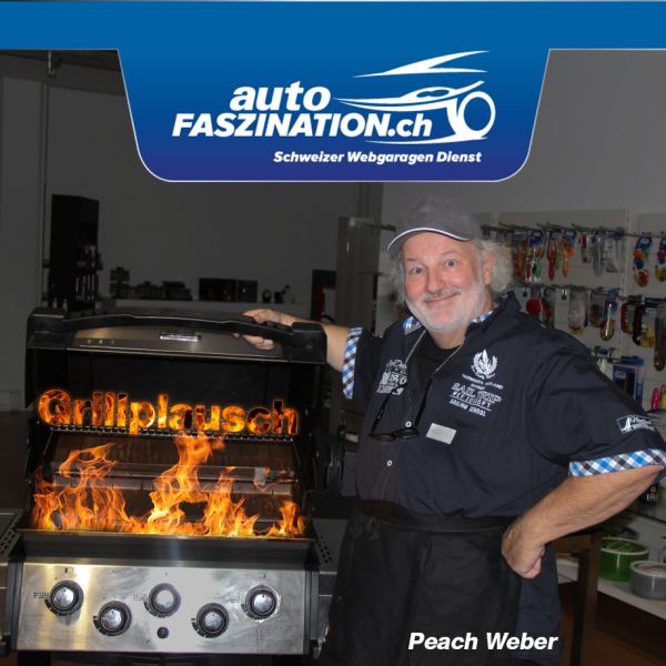 Der grosse Grillplausch von Autofaszination mit der Garage J. Stucki AG & Peach Weber