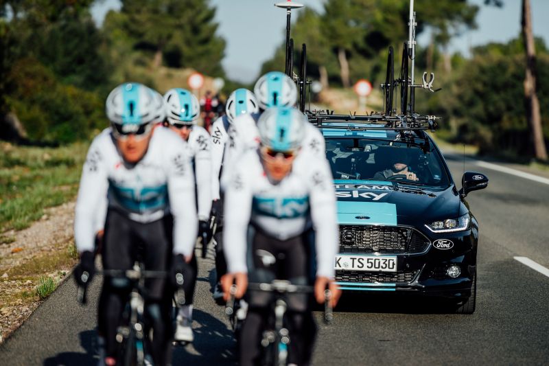 Radsport: Team Sky setzt bis 2019 auf Ford