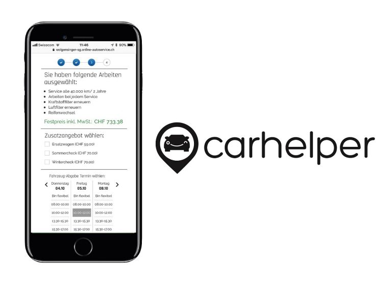 Für Garagisten: Carhelper lanciert Service-Rechner für Websites