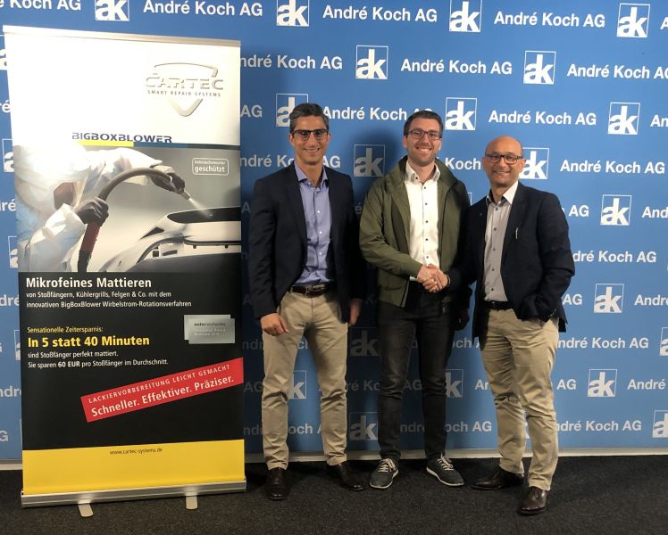 André Koch AG: Partnerschaft mit Cartec Autotechnik Fuchs GmbH