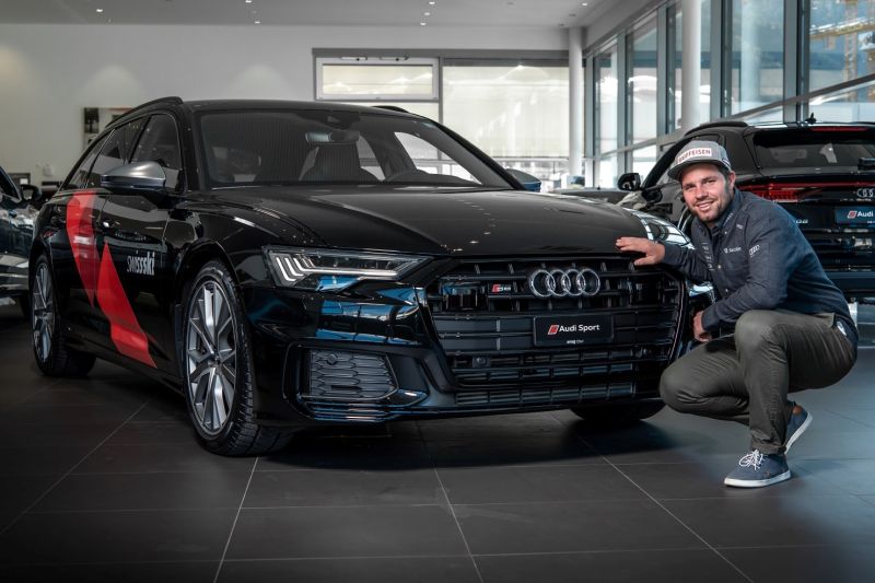 Beat Feuz fährt neuen Audi S6