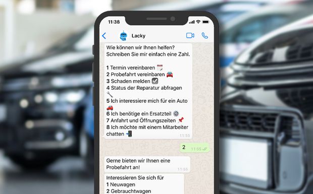 «Lacky» – Der Chatbot für Autohäuser 