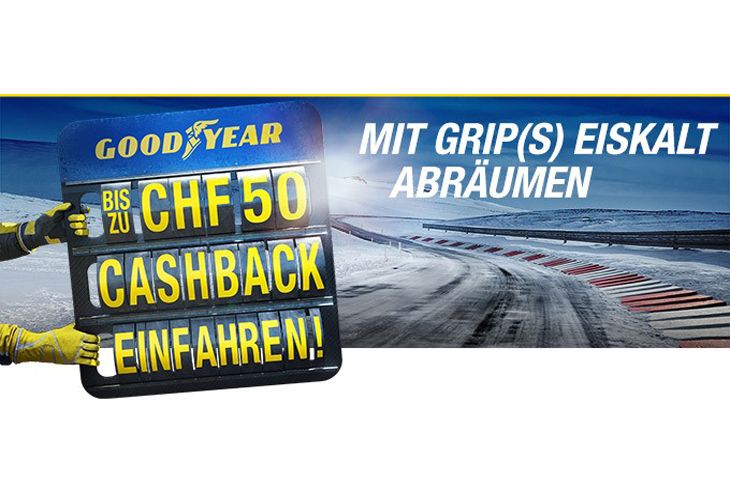 Jetzt Goodyear- oder Dunlop-Reifen kaufen und Cashback erhalten!