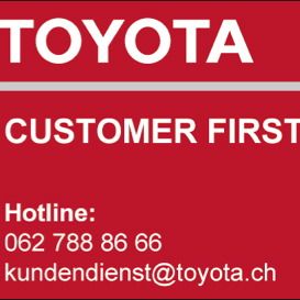 Toyota Schweiz informiert über Gaspedal-Rückrufaktion