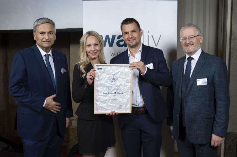 Auto Meter AG erhält den Luzerner IV AWARD der WAS IV Luzern