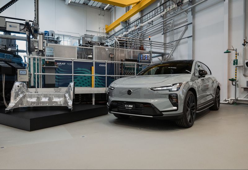 Bühler-Megacasting kommt im neuen Volvo EX60 auf die Strasse