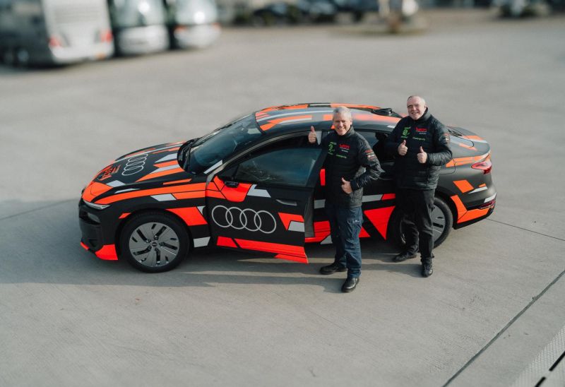 Audi A6 Sportback e-tron quattro stellt sich Extremtest auf dem Weg zum Nordkapp