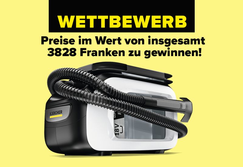 Wettbewerb: Preise für 3828 Franken zu gewinnen!