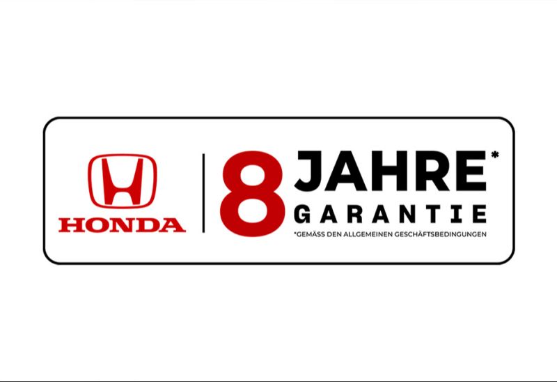 Honda Suisse neu mit 8-Jahres-Garantie