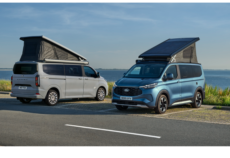 Ford Nugget mit Plug-in-Hybrid am Suisse Caravan Salon