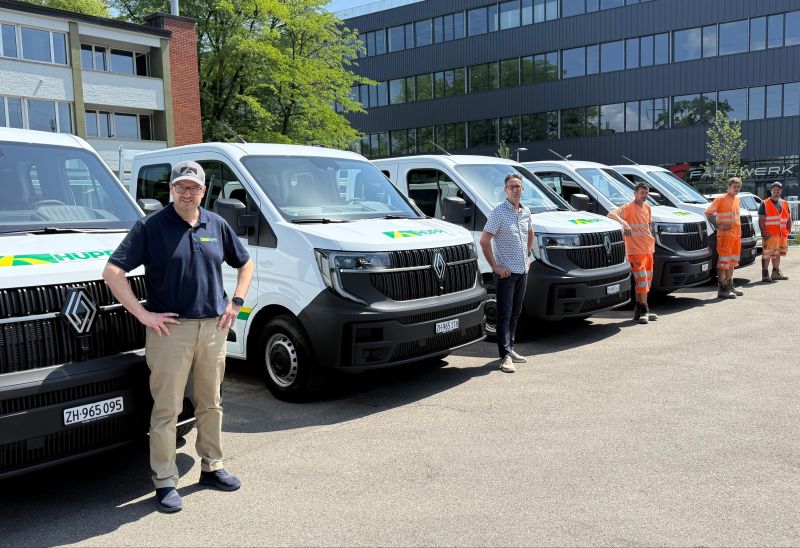 Post Company Cars: Fünf neue Renault Master für Hüppi AG - Full-Service aus einer Hand