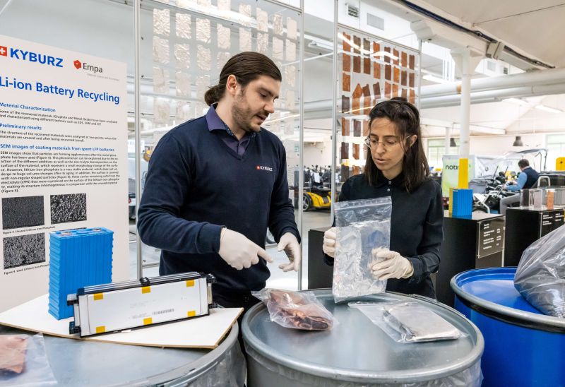 Forschungsprojekt CircuBAT schliesst Batteriekreislauf