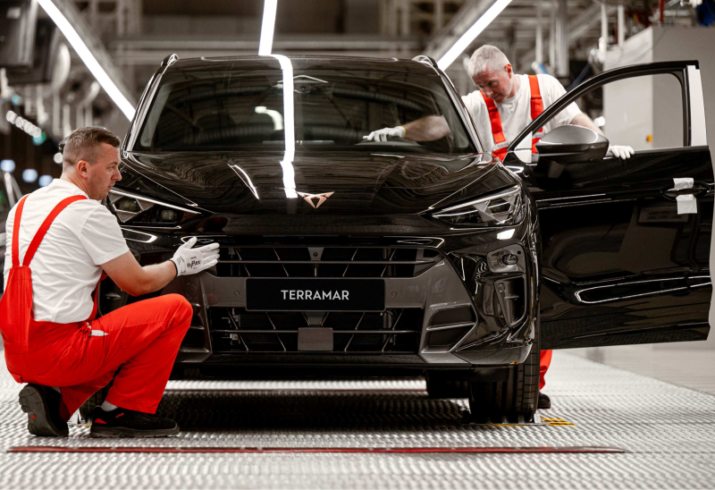 Produktionsstart des neuen CUPRA Terramar im Audi Werk Győr