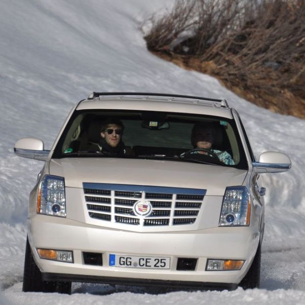 Winterfahrtraining von Cadillac in Gstaad