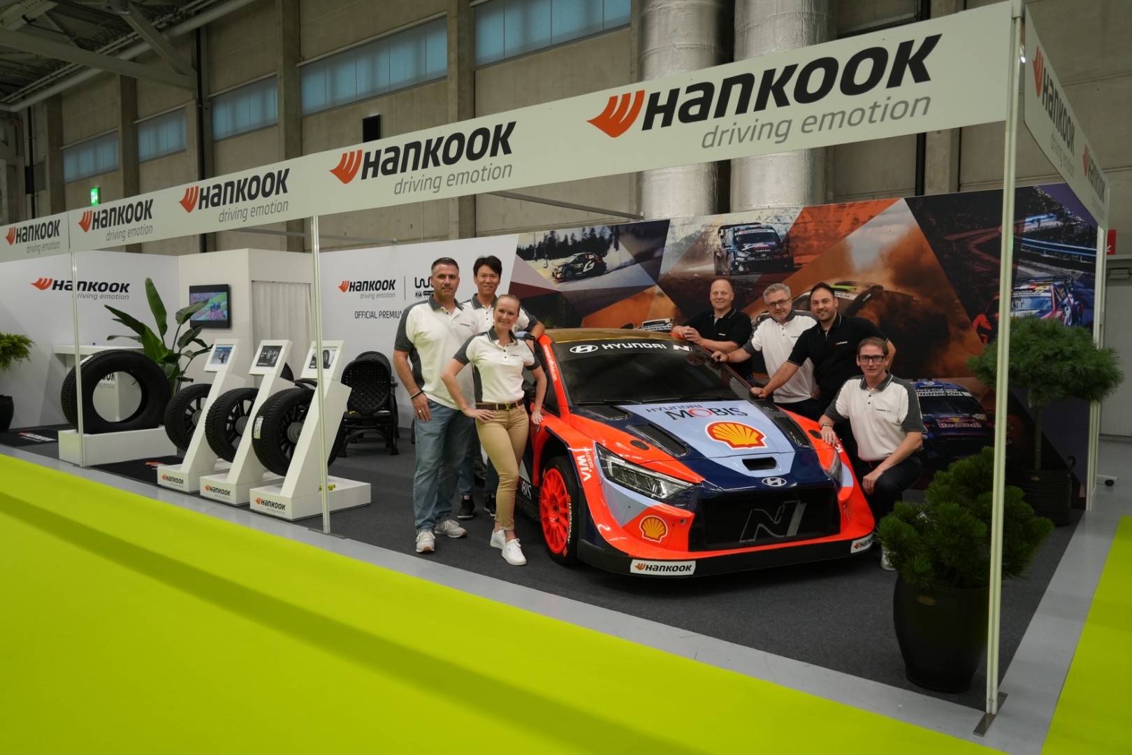 Hankook elektrisiert den SAS-Stand 